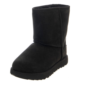 Classic Weather Short II Black K - Stivaletti Bambino Neri UGKCLSWPBK1019646T . UGG 