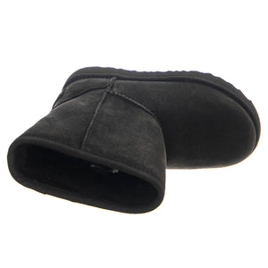 Classic Weather Short II Black K - Stivaletti Bambino Neri UGKCLSWPBK1019646T . UGG 