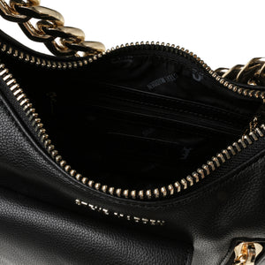 BOzzy Black / Gold - Borsa Nera SMABOZZY-B-G . STEVE MADDEN 