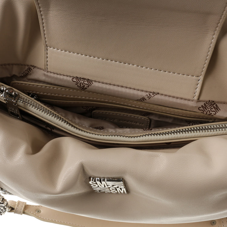 BSoprano Bone / Silver - Borsa Bianca SMABSOPRANO-BNS . STEVE MADDEN 