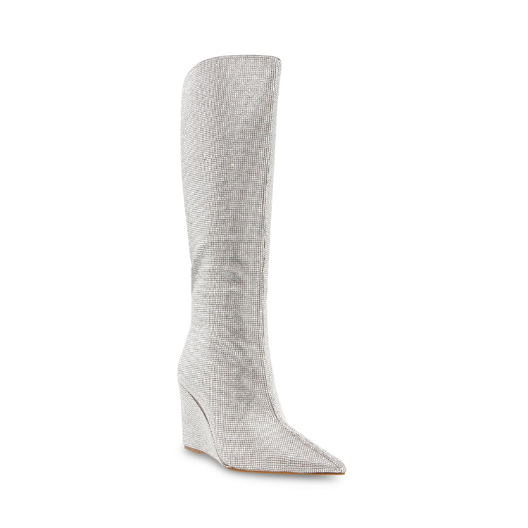 Showout-R Rhinestone - Stivali Donna Argento SMSSHOWOUT-R-998 . STEVE MADDEN 