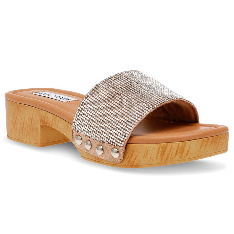 Adaze Rhinestone Micro with Clear Jellystone - Sandali Donna Argento SMSADAZE-RHI . STEVE MADDEN 