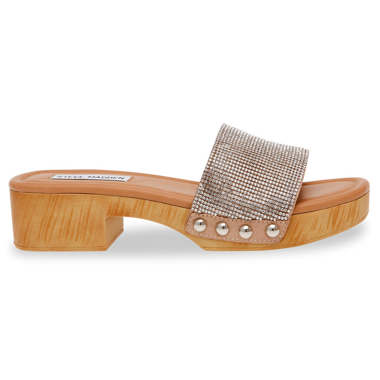 Adaze Rhinestone Micro with Clear Jellystone - Sandali Donna Argento SMSADAZE-RHI . STEVE MADDEN 