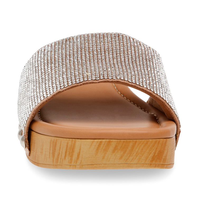 Adaze Rhinestone Micro with Clear Jellystone - Sandali Donna Argento SMSADAZE-RHI . STEVE MADDEN 