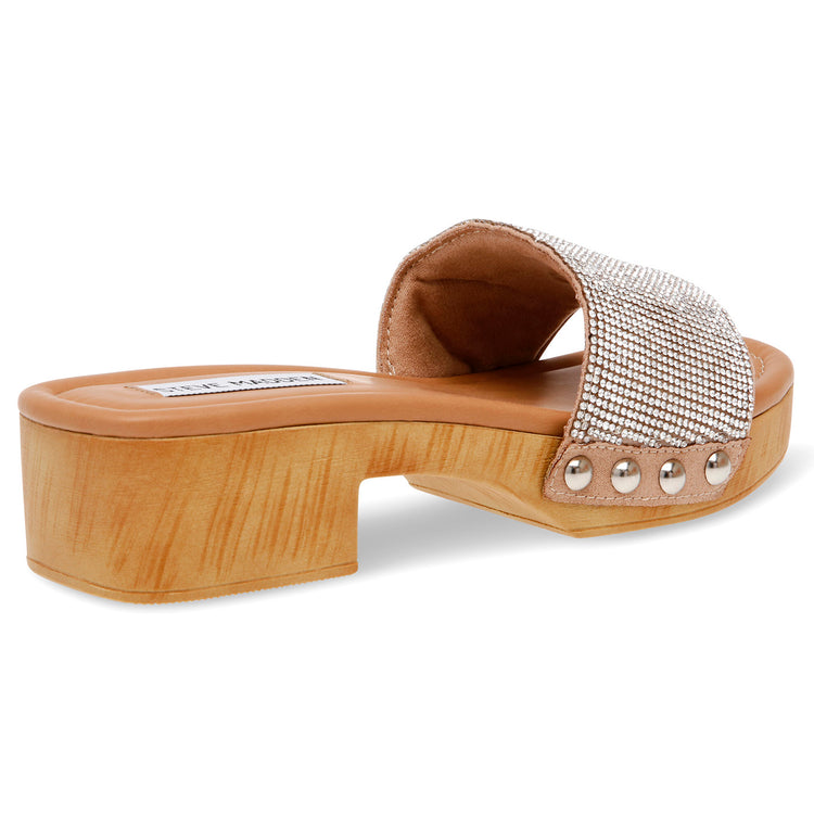 Adaze Rhinestone Micro with Clear Jellystone - Sandali Donna Argento SMSADAZE-RHI . STEVE MADDEN 
