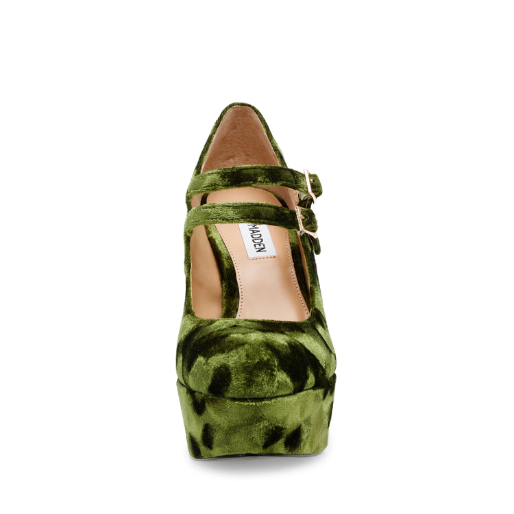 Charged-Up Grn Velvet - Scarpe in Velluto Donna Verdi / Multicolore SMSCHARGED-UP-GRN . STEVE MADDEN 