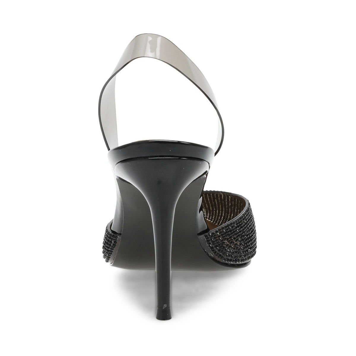 Lucyle Black Crystal Color Vinyl + Matching Stones - Scarpe Décolleté Donna Nere SMSLUCYLE-BLK . STEVE MADDEN 