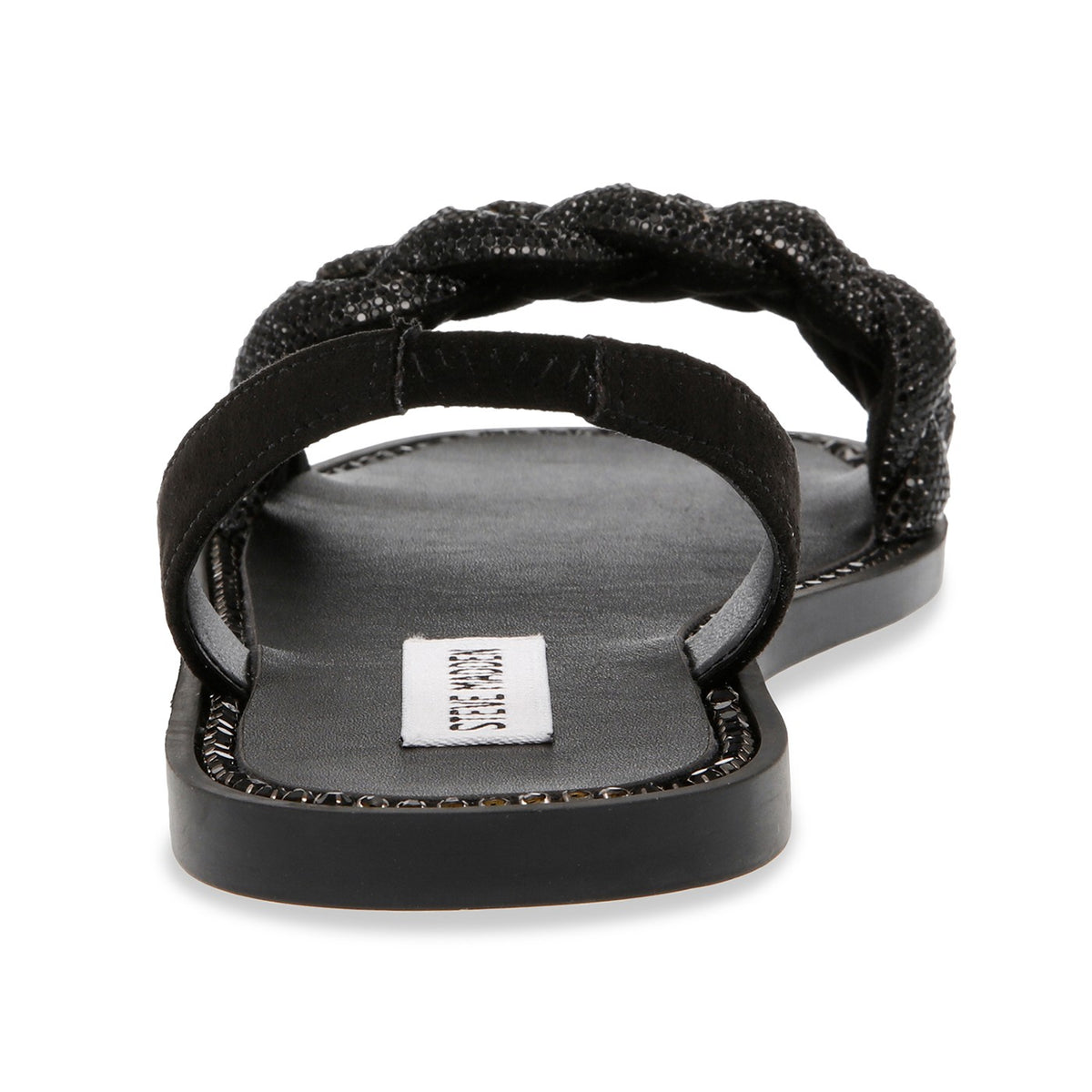 Noles Black Crystal Metallic Fabric w/Matchin - Sandali Donna Neri SMSNOLES-BLK . STEVE MADDEN 