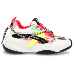 Bonanza Black / Fuchsia PU + Mesh - Scarpe Stringate Profilo Basso Donna Multicolore SMPBONANZA-BLAFUS . STEVE MADDEN 