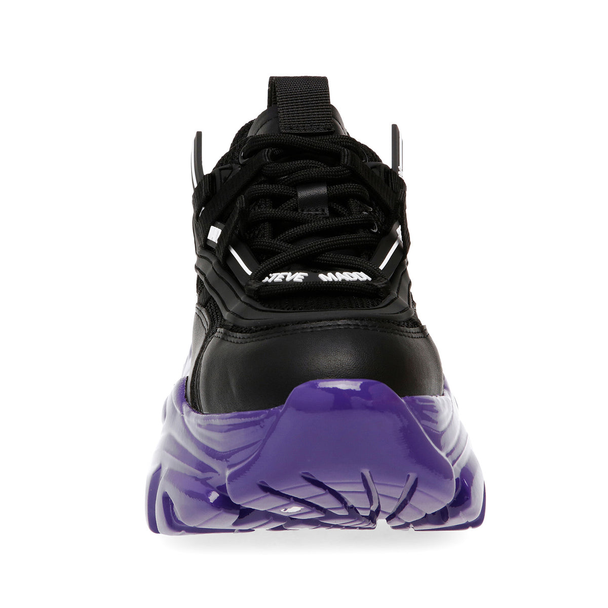 Recoupe Black / Purple - Scarpe Stringate Profilo Basso Donna Nere SMPRECOUPE-BLKPUR . STEVE MADDEN 