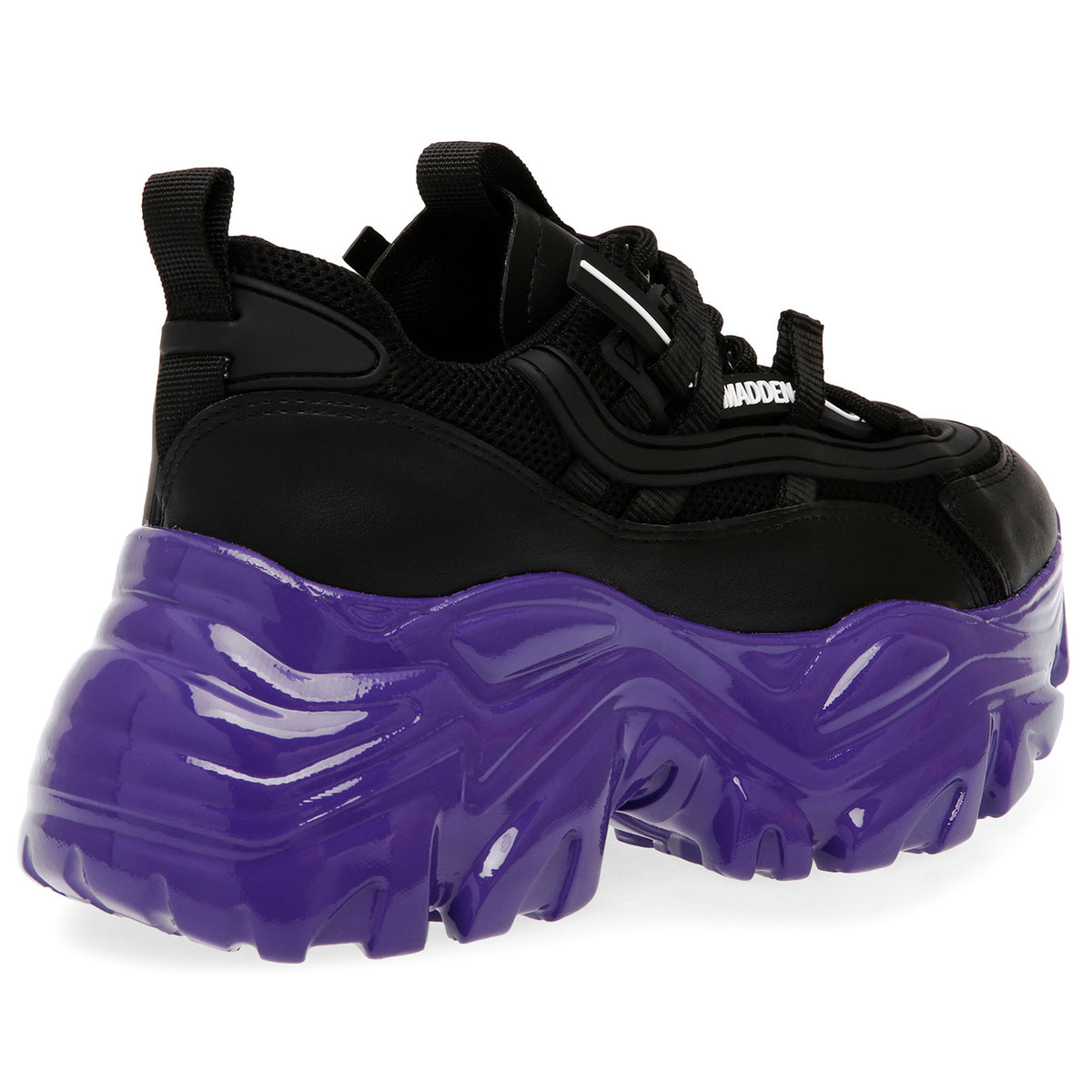 Recoupe Black / Purple - Scarpe Stringate Profilo Basso Donna Nere SMPRECOUPE-BLKPUR . STEVE MADDEN 