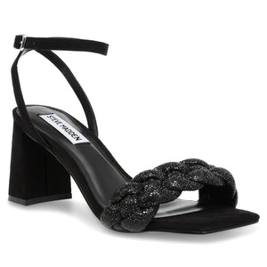 Lidia Black / Crystal - Sandali Donna Neri SMSLIDIA-BLK . STEVE MADDEN 