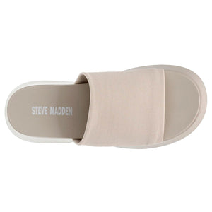Throw Back Greige Stretch Power Mesh - Sandali Donna Grigi SMSTHROW BACK-GRE . STEVE MADDEN 