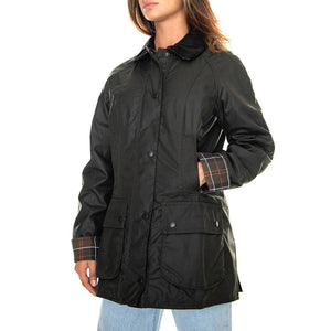 Classic Bedale Wax Jacket Olive - Giacca Invernale Donna Marrone FW22-LWX0668-OL71 . BARBOUR 