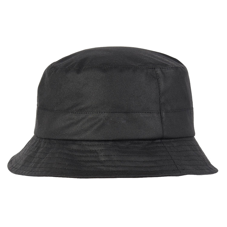 Wax Sports Hat Black - Cappello da Pescatore Barbour Nero FW22-MHA0001-BK91 . BARBOUR 