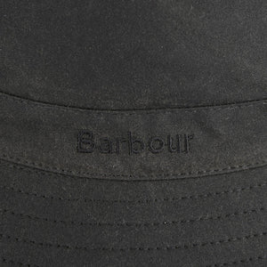 Wax Sports Hat Black - Cappello da Pescatore Barbour Nero FW22-MHA0001-BK91 . BARBOUR 