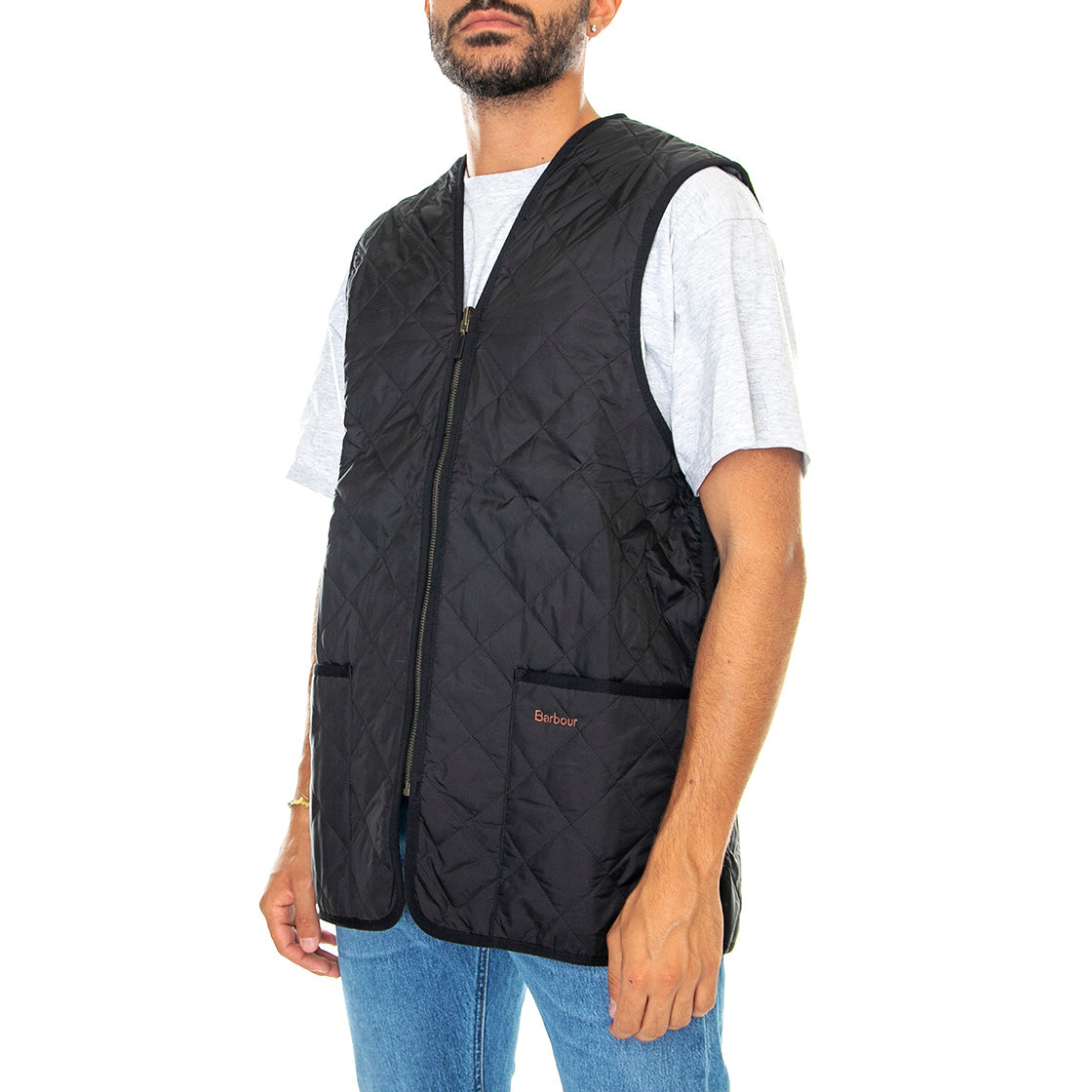 Quilted Waistcoat Zip Liner Black Modern - Giacca Invernale Smanicata Uomo Nera FW22-MLI0001-BK91 . BARBOUR 