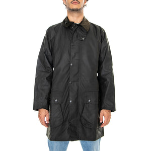 Classic Northumbria Wax Jacket Olive - Giacca Invernale Uomo Marrone MWX0009-OL91-FW23 . BARBOUR 