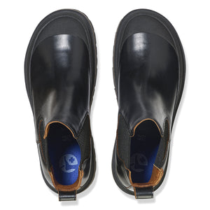 Prescott Slip On Men Black Pull Up Leather Boots - Stivaletti Uomo Neri 1025206 . BIRKENSTOCK 