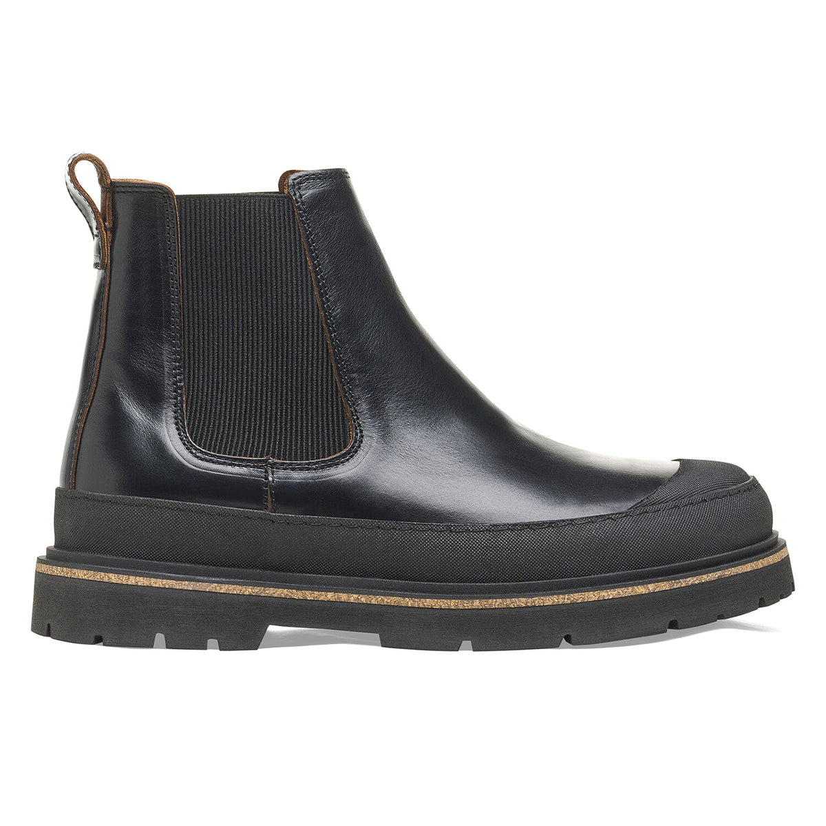 Prescott Slip On Men Black Pull Up Leather Boots - Stivaletti Uomo Neri 1025206 . BIRKENSTOCK 