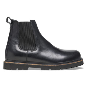 Highwood Slip On Men black, Natural Leather Boots - Stivaletti Uomo Neri 1025764 . BIRKENSTOCK 