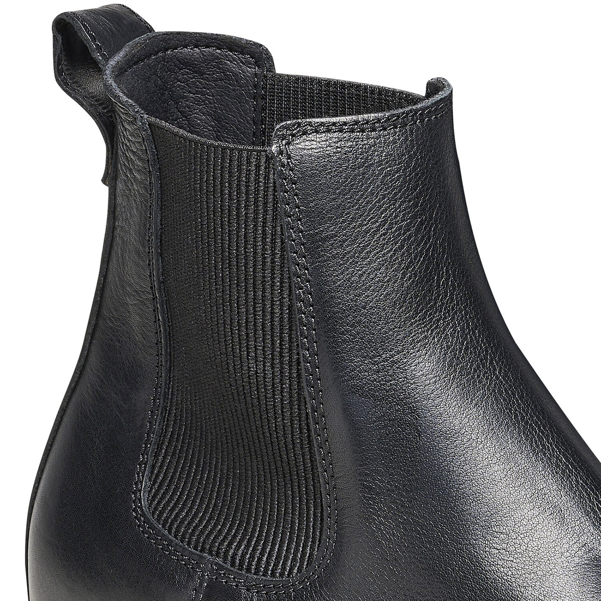 Highwood Slip On Men black, Natural Leather Boots - Stivaletti Uomo Neri 1025764 . BIRKENSTOCK 