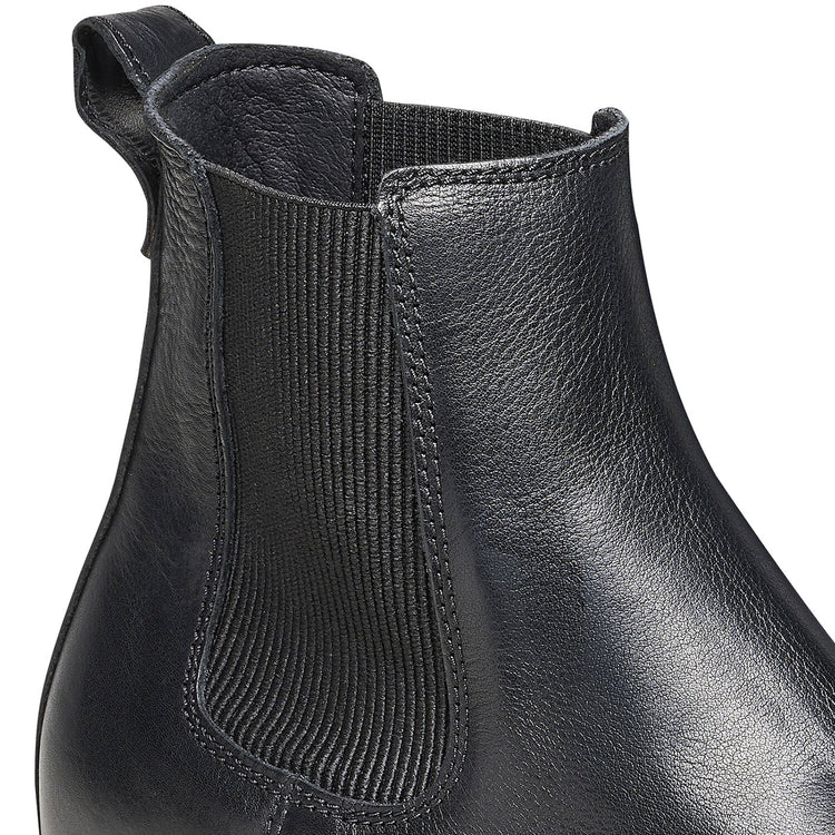 Highwood Slip On Men black, Natural Leather Boots - Stivaletti Uomo Neri 1025764 . BIRKENSTOCK 
