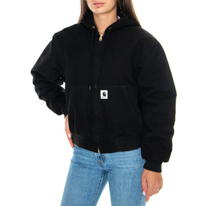 W' OG Active Jacket Black /rinsed - Giacca Donna Nera I032238.8902 . CARHARTT WIP 