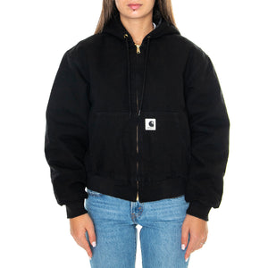 W' OG Active Jacket Black /rinsed - Giacca Donna Nera I032238.8902 . CARHARTT WIP 