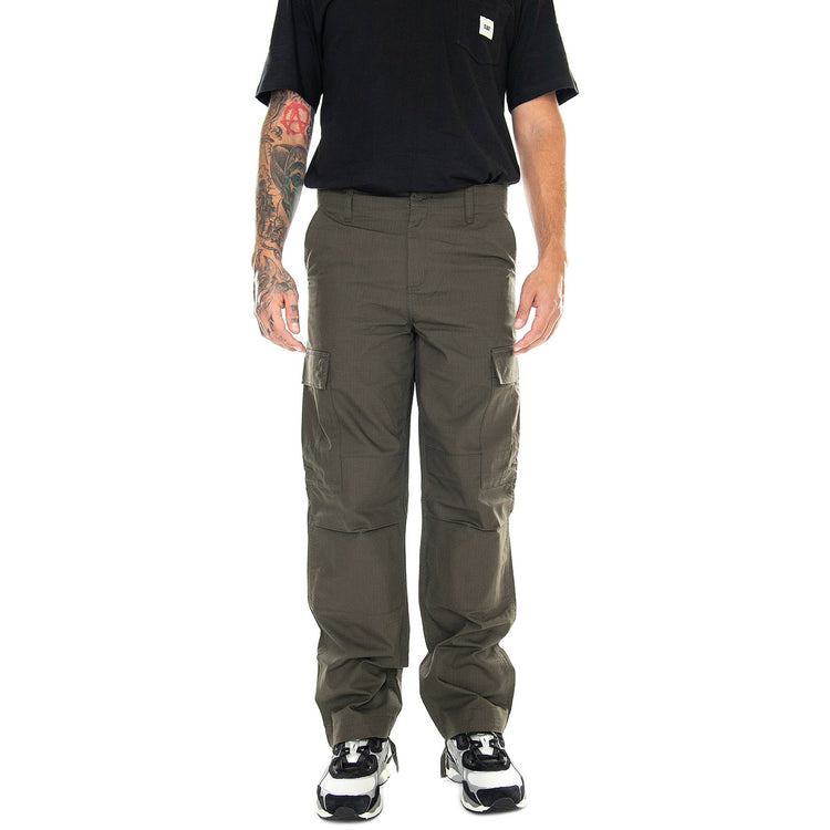 Regular Cargo Pant Cypress / Rinsed - Pantaloni Uomo Verdi I032467.6302 . CARHARTT WIP 