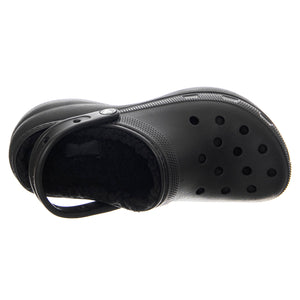 Classic Platform Lined Clog W BLK -  Sandali Donna Neri CR.207938-BLK . CROCS 
