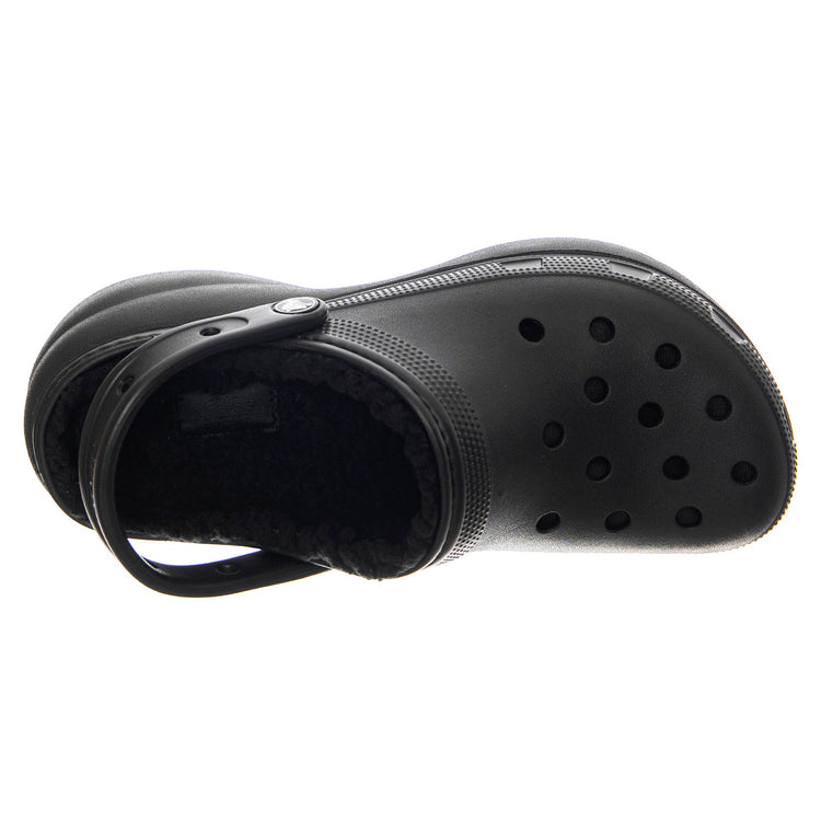 Classic Platform Lined Clog W BLK -  Sandali Donna Neri CR.207938-BLK . CROCS 