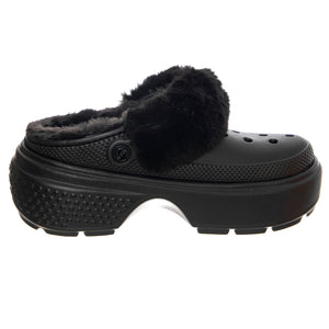 Stomp Lined Clog BLK - Sandali Donna Neri CR.208546-BLK . CROCS 