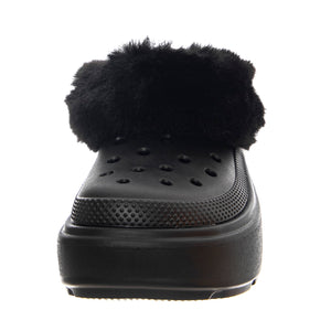 Stomp Lined Clog BLK - Sandali Donna Neri CR.208546-BLK . CROCS 