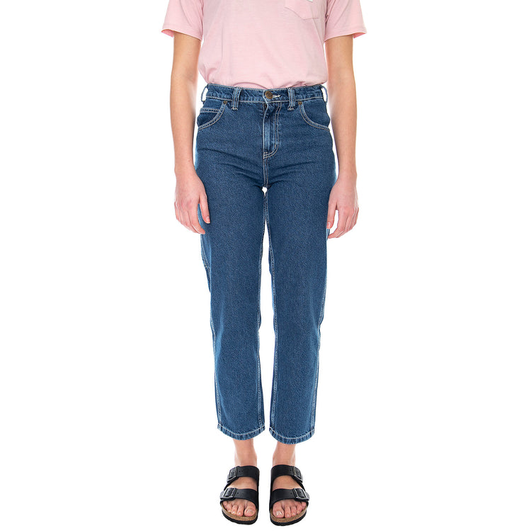 Womens Ellendale Denim Jeans - Classic Blue - Denim Jeans Donna Blu DK0A4XEKCLB1 . DICKIES 
