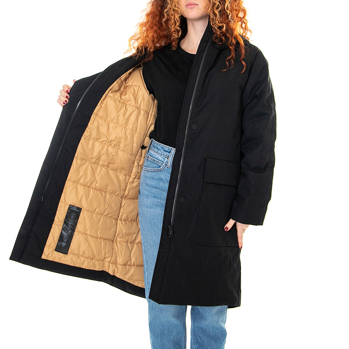 Allyson - Giacca Invernale Donna Nera 330004-110 . ELVINE 