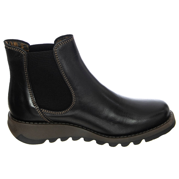 Salv Rug - Stivaletti Profilo alla Caviglia Donna Neri P143195000 . FLY LONDON 