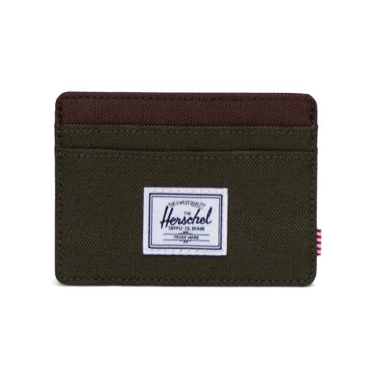 Charlie Cardholder Ivy Green / Chicory Coffee - Portacarte Verde 30065-04488-OS . HERSCHEL 