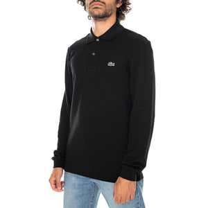 Classic 031 Long Sleeves Polo Shirt Black - Polo Maniche Lunghe Uomo Nera L1312-031 . LACOSTE 