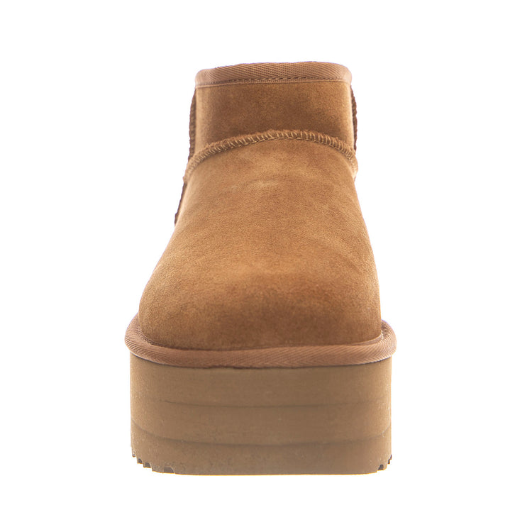 W Classic Ultra Mini Platform Chestnut - Stivaletti Donna Marroni 1135092-CHE . UGG 