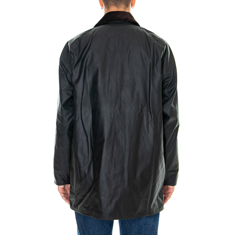 BEAUFORT WAX JACKET SAGE - Giacca Uomo Verde MWX0017-SG91-FW23 . BARBOUR 