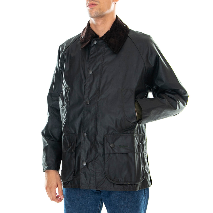BEDALE WAX JACKET SAGE - Giacca Uomo Verde MWX0018-SG91-FW23 . BARBOUR 