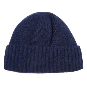 Carlton Beanie Navy - Cappellino a Cuffia Blu Scuro FW22-MHA0449-NY31 . BARBOUR 