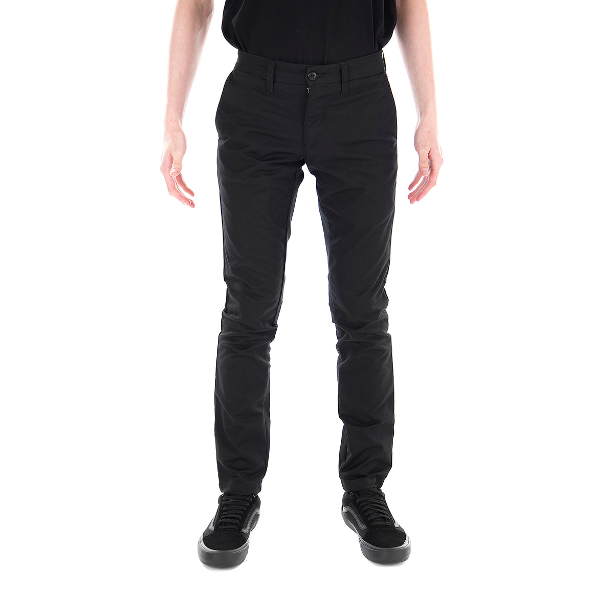 M' Sid Pant Black Rinsed - Pantaloni Chino Uomo Neri 14530 . CARHARTT WIP 