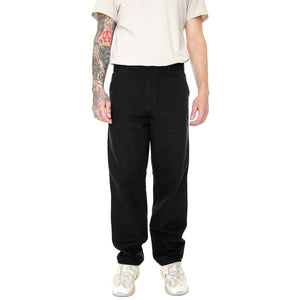 Single Knee Pant Black Rinsed - Pantaloni Uomo Neri I031497-8902 . CARHARTT WIP 