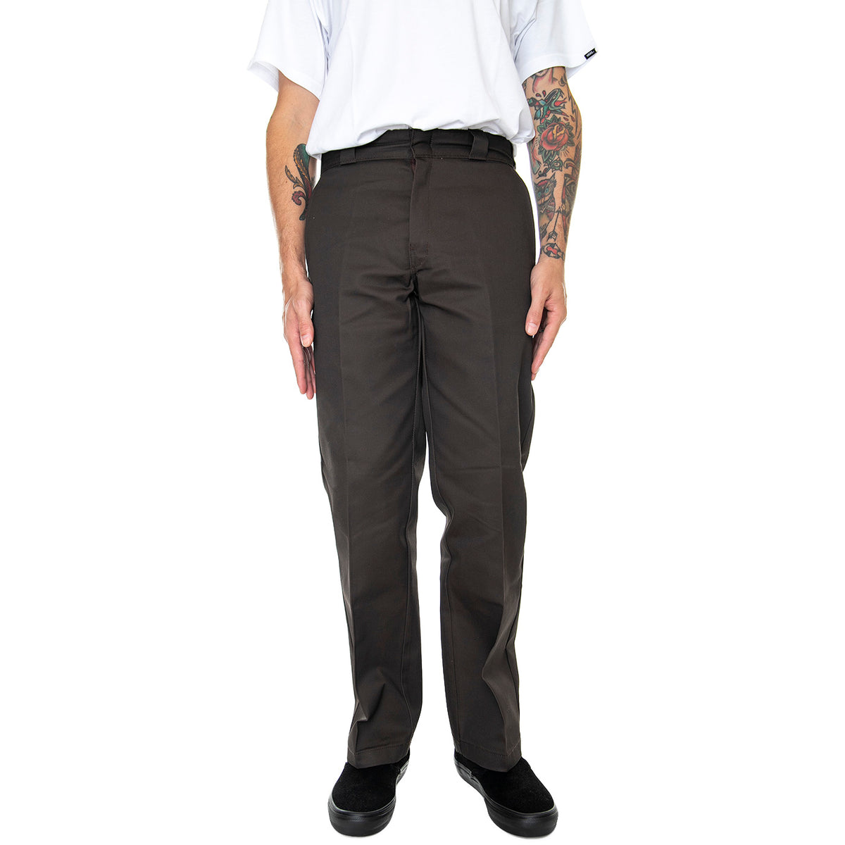 874 Work Pant Rec Dark Brown - Pantaloni Uomo Marroni DK0A4XK6DBX1 . DICKIES 