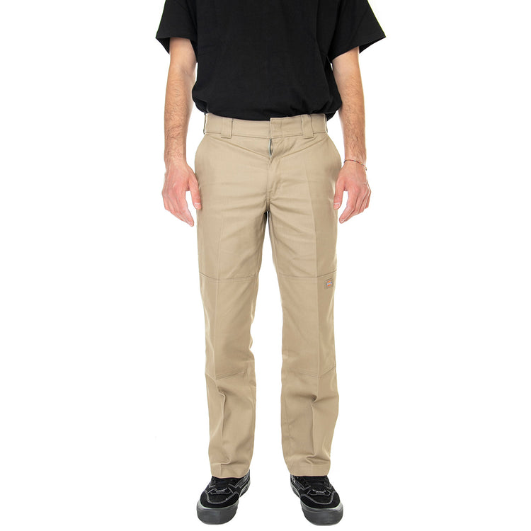 Slim Straight Double Knee Rec Khaki - Pantaloni Chino Uomo Beige DK0A4XZEKHK1 . DICKIES 