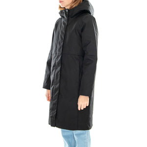 W´s Jacket Elvira Black Smart Cotton Blend - Giacca Invernale con Cappuccio Donna Nera 330735-110 . ELVINE 