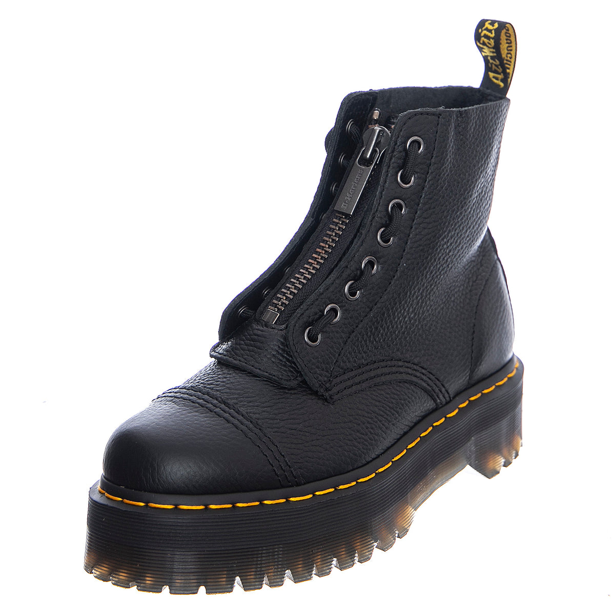 Sinclair Platform Aunt Sally Black - Stivali Stringati Donna Neri DMSSINCBKAS22564001 . DR.MARTENS 