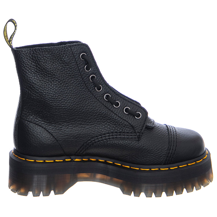Sinclair Platform Aunt Sally Black - Stivali Stringati Donna Neri DMSSINCBKAS22564001 . DR.MARTENS 
